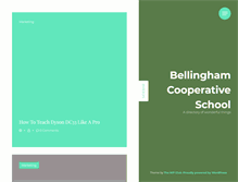 Tablet Screenshot of bellinghamcooperativeschool.com
